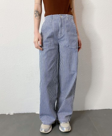 Stripy Worker Jeans #250302